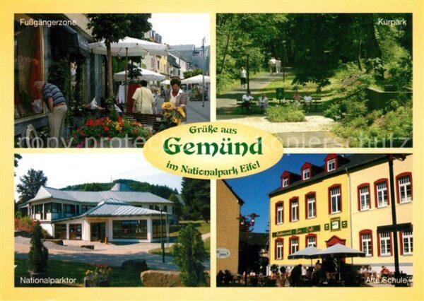 Gemuend Eifel Fußgängerzone Nationalparktor Alte Schu