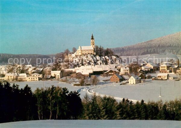Pleystein Kreuzberg Winterlandschaft