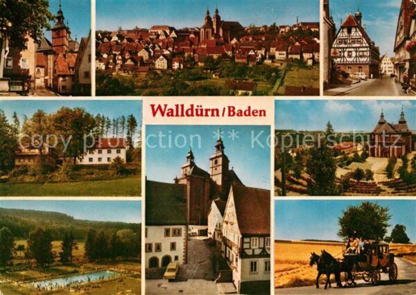 Wallduern Schwimmbad Postkutsche Kirche Altstadt