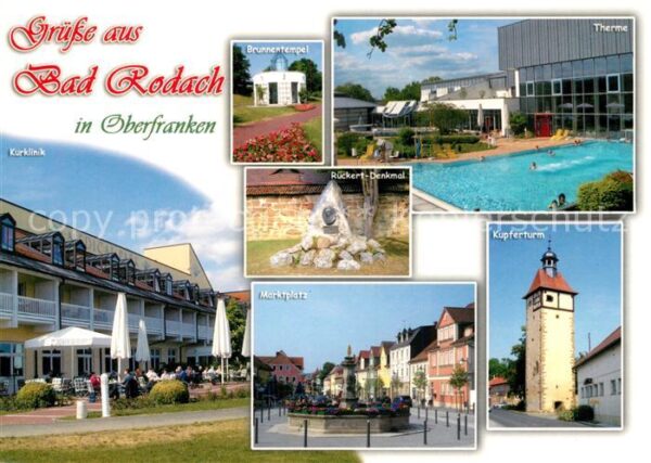 Bad Rodach Brunnentempel Therme Rückert Denkmal Ma