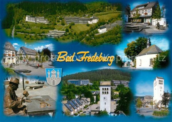 Bad Fredeburg Kurhotels Park Marktplatz Kirche Kapell