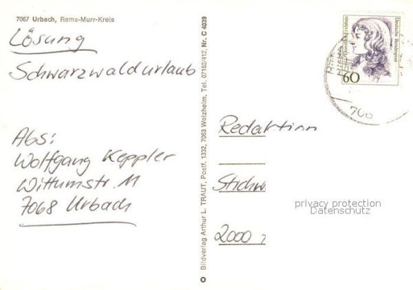 Urbach Rems Kirche Rathaus Freibad Fachwerkhaus Sta – Bild 2