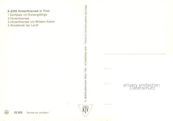 Hinterthiersee Dorfplatz Panorama Kaisergebirge Almabt – Bild 2