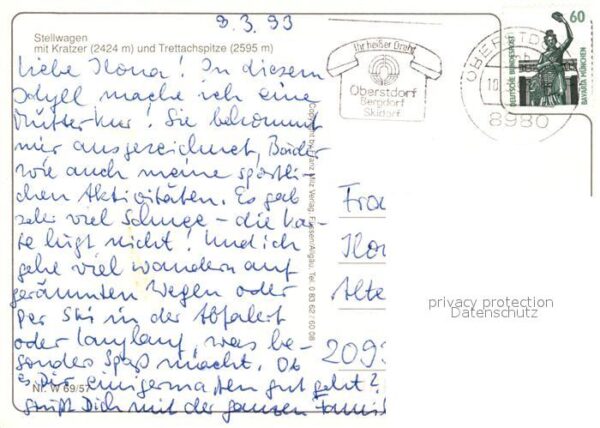 Oberstdorf Stellwagen mit Kratzer und Trettachspit – Bild 2