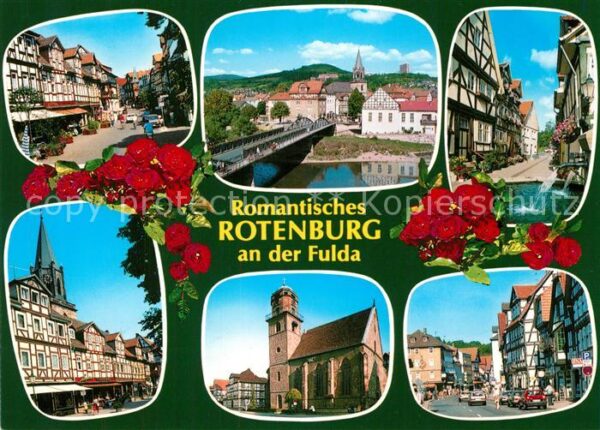 Rotenburg Fulda Teilansichten Luftkurort Altstadt Fachw