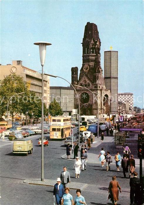 Berlin Kurfürstendamm und Kaiser Wilhelm Gedäc