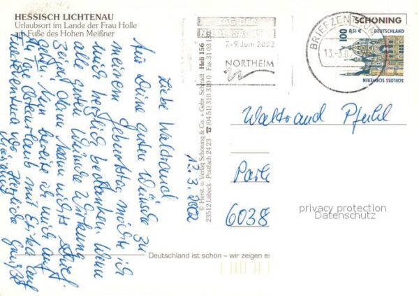 Hessisch Lichtenau Altes Rathaus Brunnen Parkanlage Kirchs – Bild 2