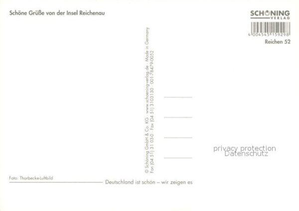 Insel Reichenau mit Alpenkette Fliegeraufnahme – Bild 2