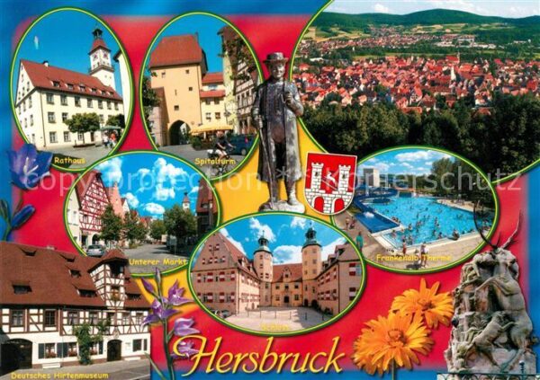 Hersbruck Rathaus Spitalturm Markt Museum Freibad