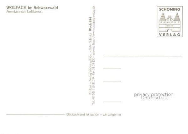 Wolfach Hauptstrasse Partie an der Kinzig Stras – Bild 2