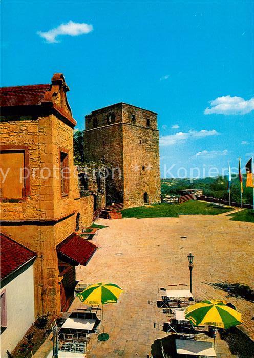 Schesslitz Giechburg Gaststätte Terrasse