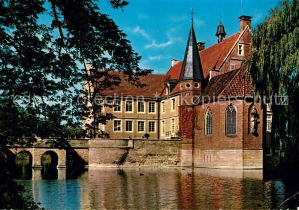 Muenster Westfalen Schloss Hülshoff Wasserschloss