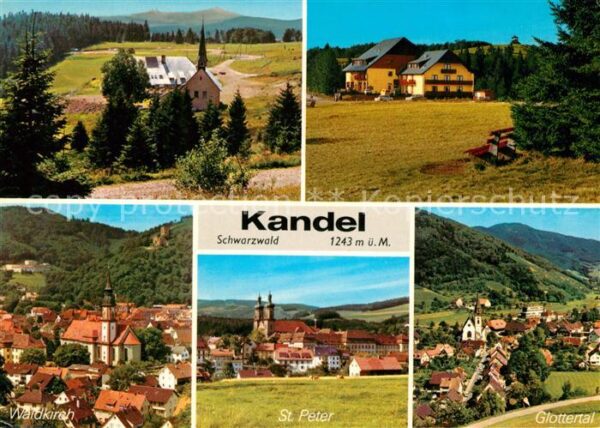 Waldkirch Breisgau St Peter Glottertal Kandel Berghotel Ka