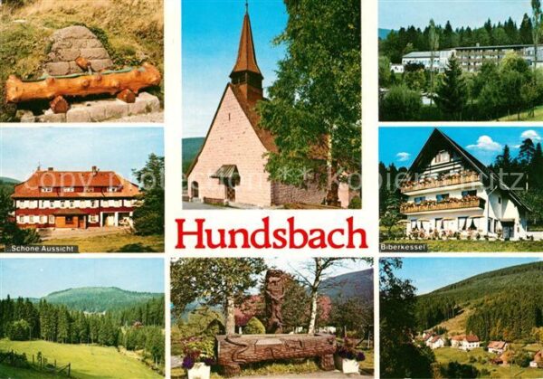 Hundsbach Forbach Brunnen Schöne Aussicht Landschaftspano
