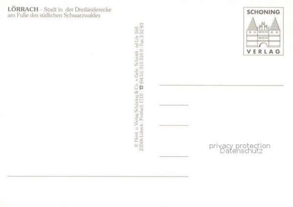 Loerrach Marktplatz Kirche Burg Rötteln – Bild 2