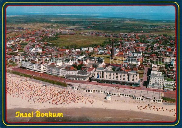 Borkum Fliegeraufnahme Strandpromenade LVA Nor