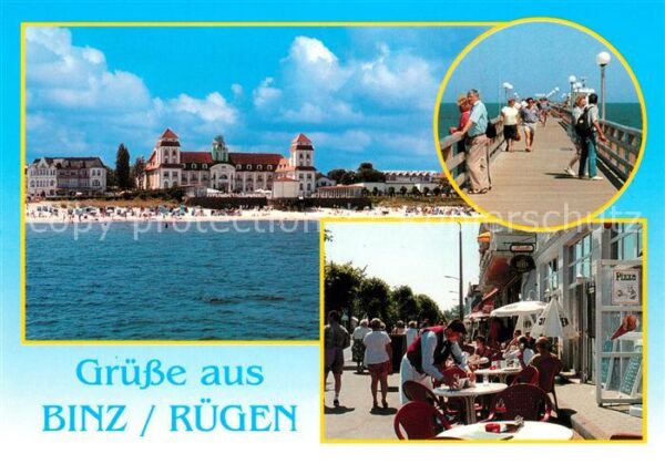 Binz Ruegen Kurhaus Musikpavillon Seebrücke Strasse