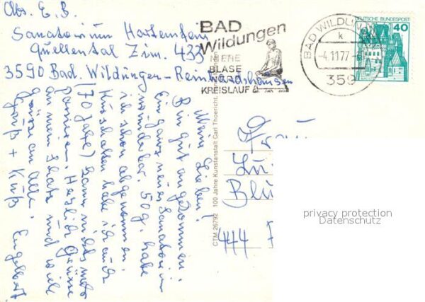 Bad Reinhardshausen Waldsanatorium Hartenstein – Bild 2