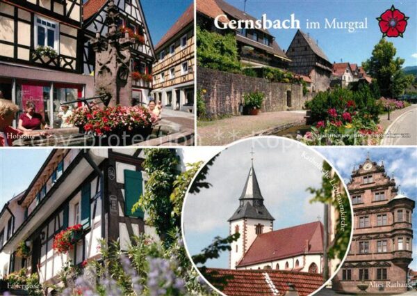 Gernsbach Hofstätte altes Rathaus Stadtmauer