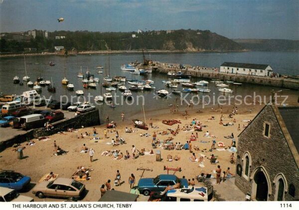 Tenby Harbour St. Julian Church