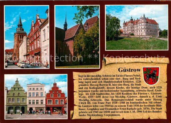 Guestrow Mecklenburg Vorpommern Schloss Kirche