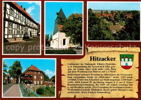 Hitzacker Elbe Zollhaus Kirche Weinberg Drawehnertorsc
