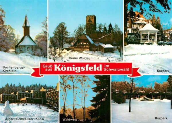 Koenigsfeld Schwarzwald Ruine Waldau Buchenberger Kirchlein Kur