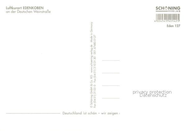 Edenkoben Stadtansicht Fliegeraufnahme Sessellift – Bild 2