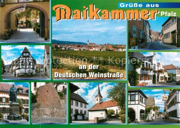 Maikammer Tor Fachwerkhaus Panorama Denkmal Monum