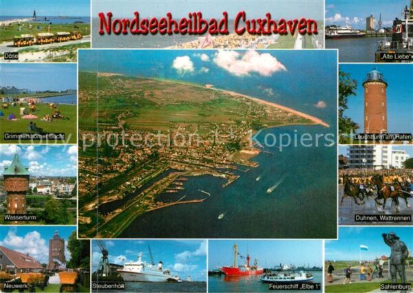 Cuxhaven Nordseebad Döse Grimmershörner Bucht Wasserturm Ne
