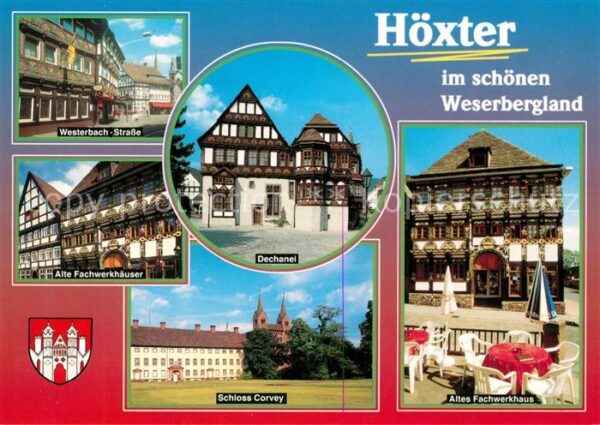 Hoexter Weser Westerbachstrasse Alte Fachwerkhäuser D