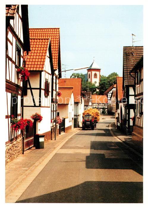 Mittelbuchen Guldenstrasse mit Ev Kirche