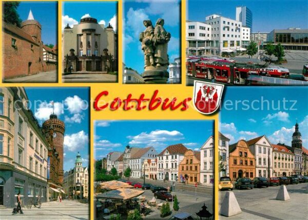 Cottbus Schloss Statue Fürst Pückler Park Museu