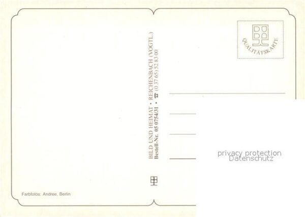 Frankfurt Oder Strassenpartien Kirche Rathaus Schloss – Bild 2