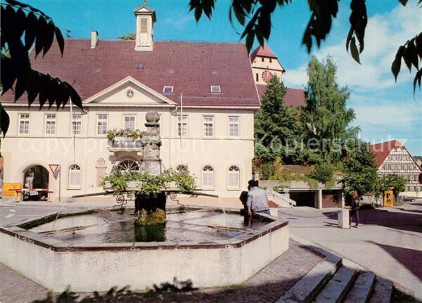 Magstadt Brunnen Rathaus