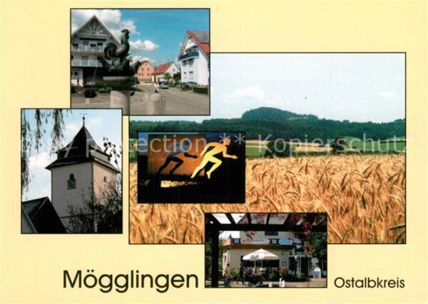 Moegglingen Kirchturm Marktplatz Kolbenberg Die Läu
