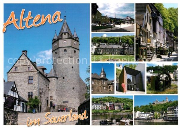 Altena Lenne Schloss Ortsmotive