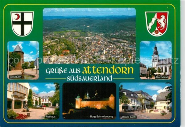 Attendorn Bieketurm Panorama Alter Markt Rathaus