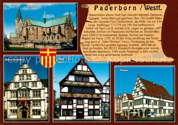 Paderborn Hoher Dom Heisingsches Haus Adam und Ev