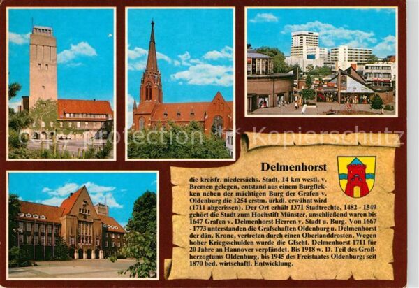Delmenhorst Wasserturm St Marienkirche Rathausplatz