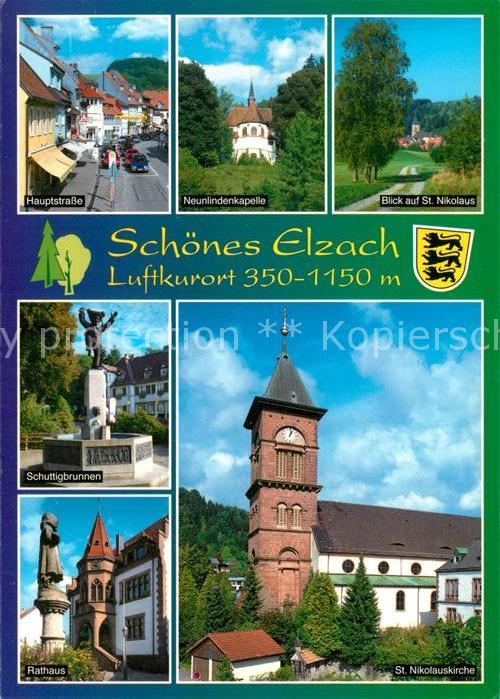 Elzach Hauptstrasse Neunlindenkapelle St Nikol