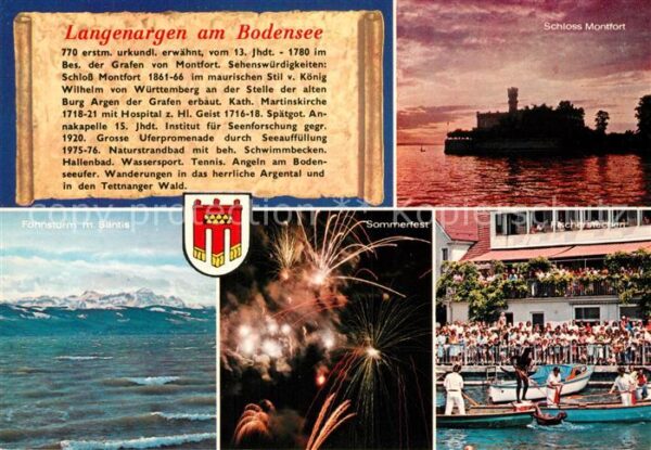 Langenargen Bodensee Schloss Montfort Föhnsturm am Säntis So