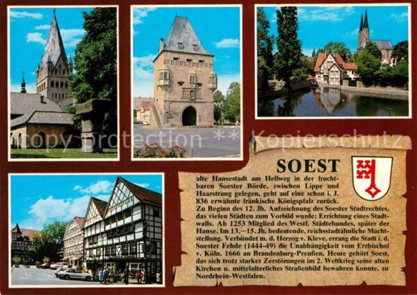 Soest Arnsberg St Patrokli Dom Ostenhoftor Alte Mühle