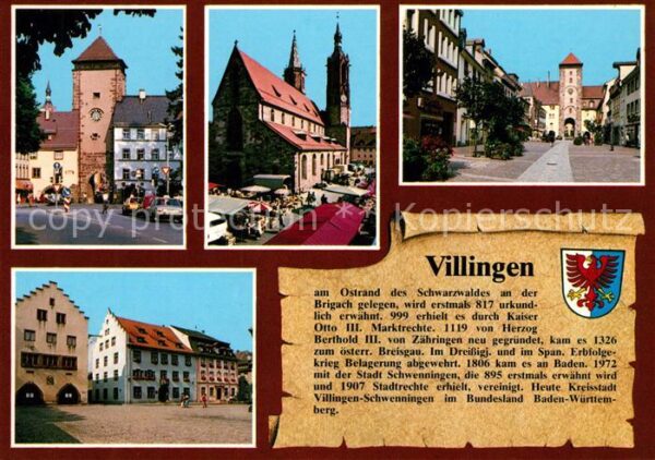 Villingen-Schwenningen Riettor Münster Oberes Tor Altes und ne