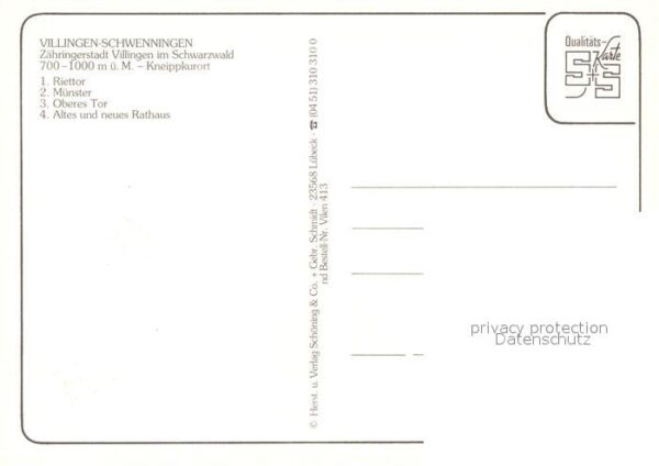 Villingen-Schwenningen Riettor Münster Oberes Tor Altes und ne – Bild 2
