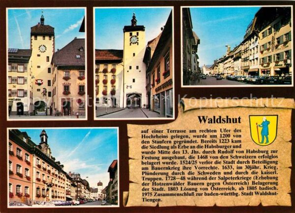 Waldshut-Tiengen Oberes Tor Unteres Tor Kaiserstrasse Ra