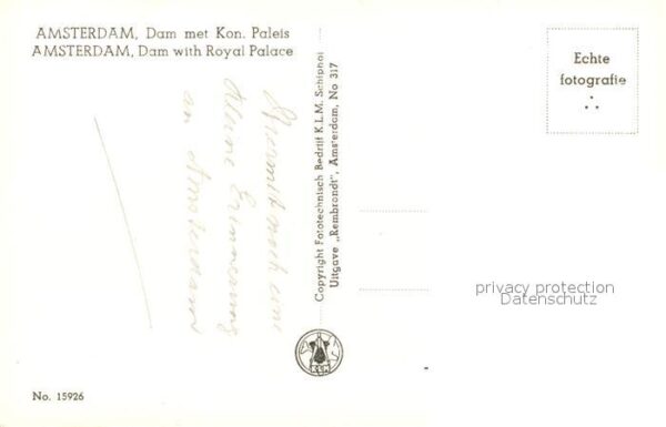 Amsterdam Niederlande Dam Kon. Paleis – Bild 2
