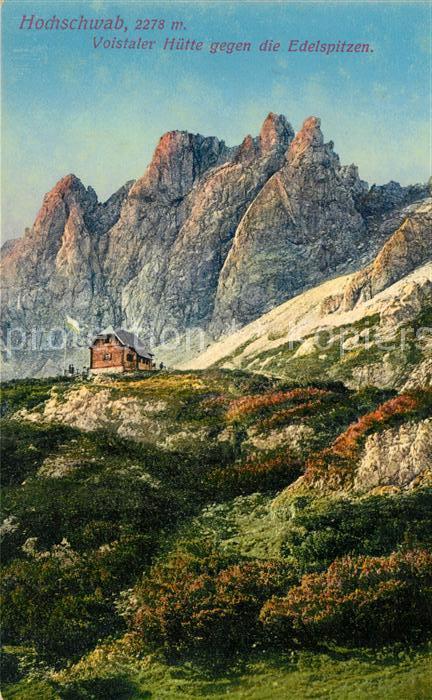 Hochschwab Voistaler Hütte Edelspitzen