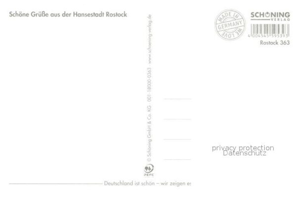 Rostock Hafen Brunnen Strassenbahn – Bild 2