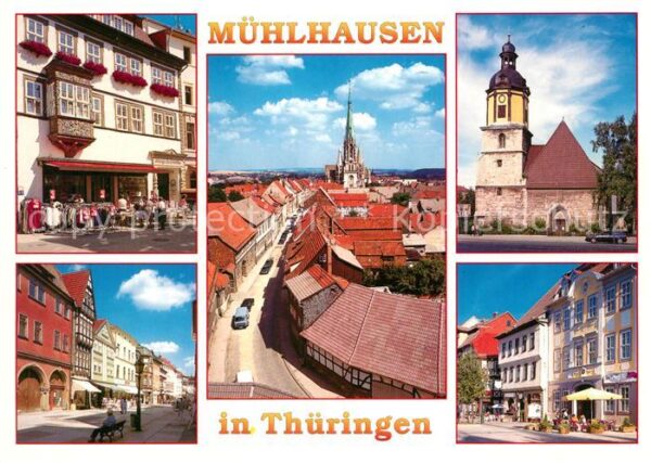 Muehlhausen Thueringen Steinweg Marienkirche Untermarkt